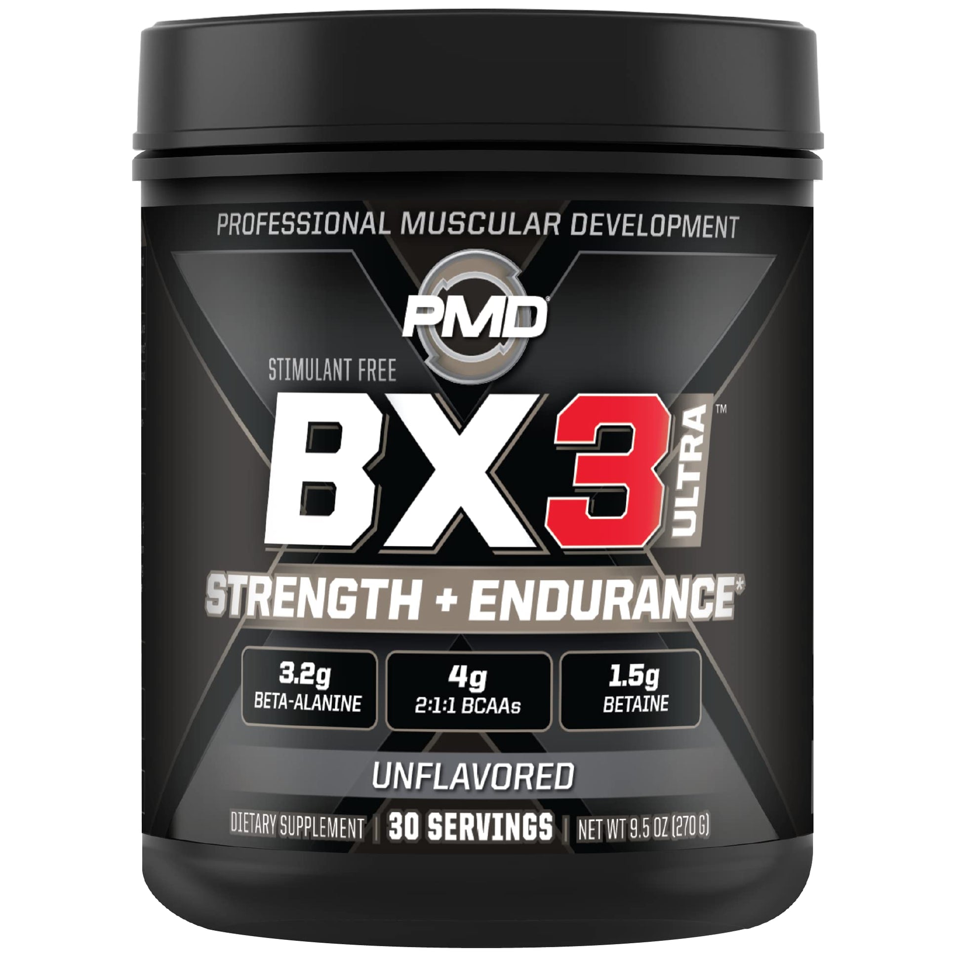 PMD Sports BX3 Ultra Muscle-Building Powder – Beta-Alanine, BCAAs, Betaine Anhydrous PMDAu supplements