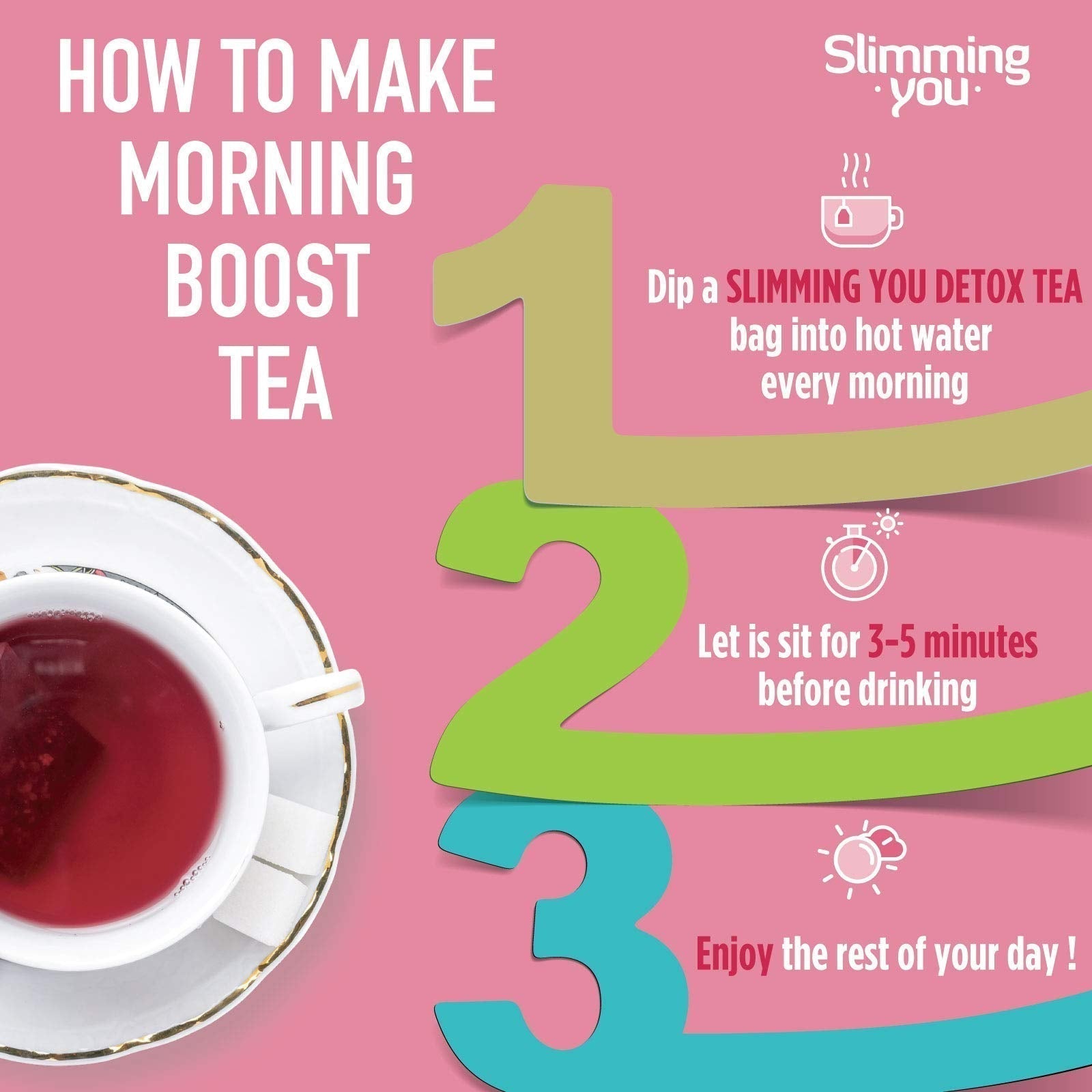 TAOISTEA 14 Day Detox Tea for Weight Loss, Body Cleanse, Metabolism Boost - Morning TAOISTEAUS supplements
