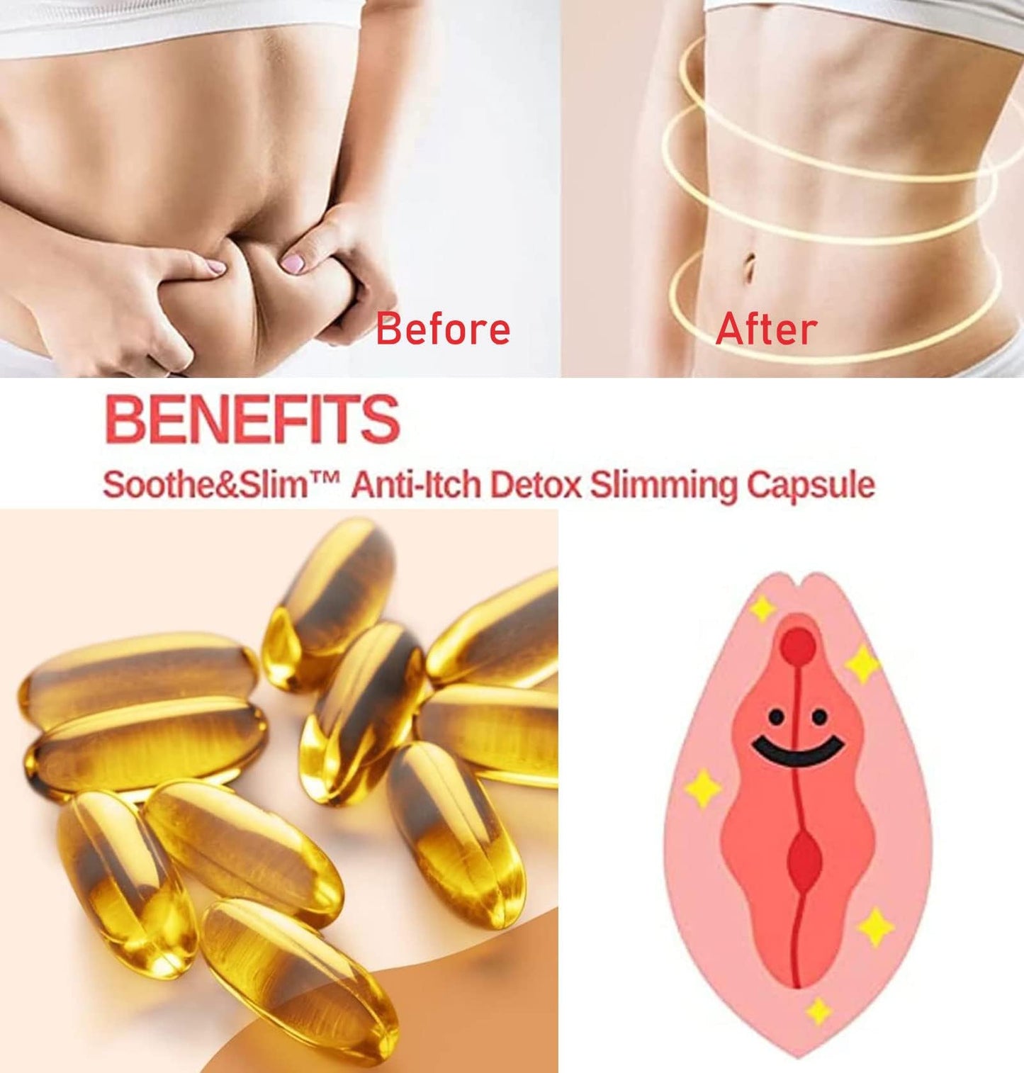 Dexcara Detox Repair,2024 New Natural Repair Vagianal Capsules,Natural Detox Viginal Capsules GenericUS supplements