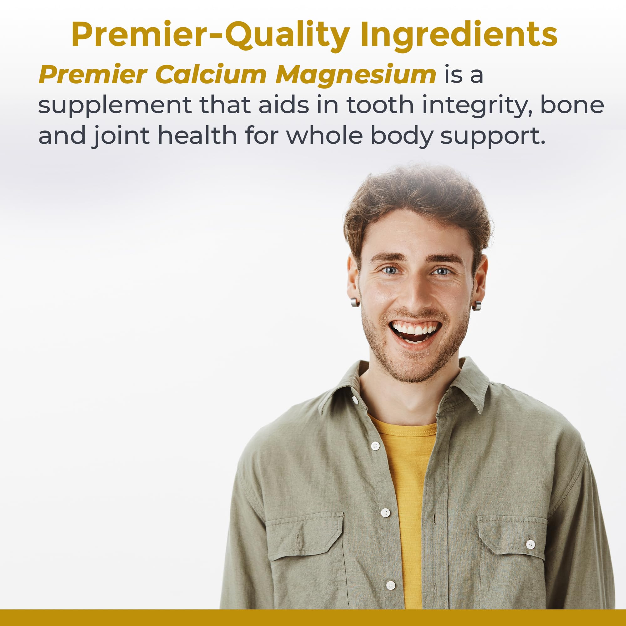 Premier Research Labs Calcium Magnesium Powder - Natural Coral Calcium Powder for Bone Health, Mix with Water for Alkaline PH Balance - 8 oz Premier Research LabsAu supplements