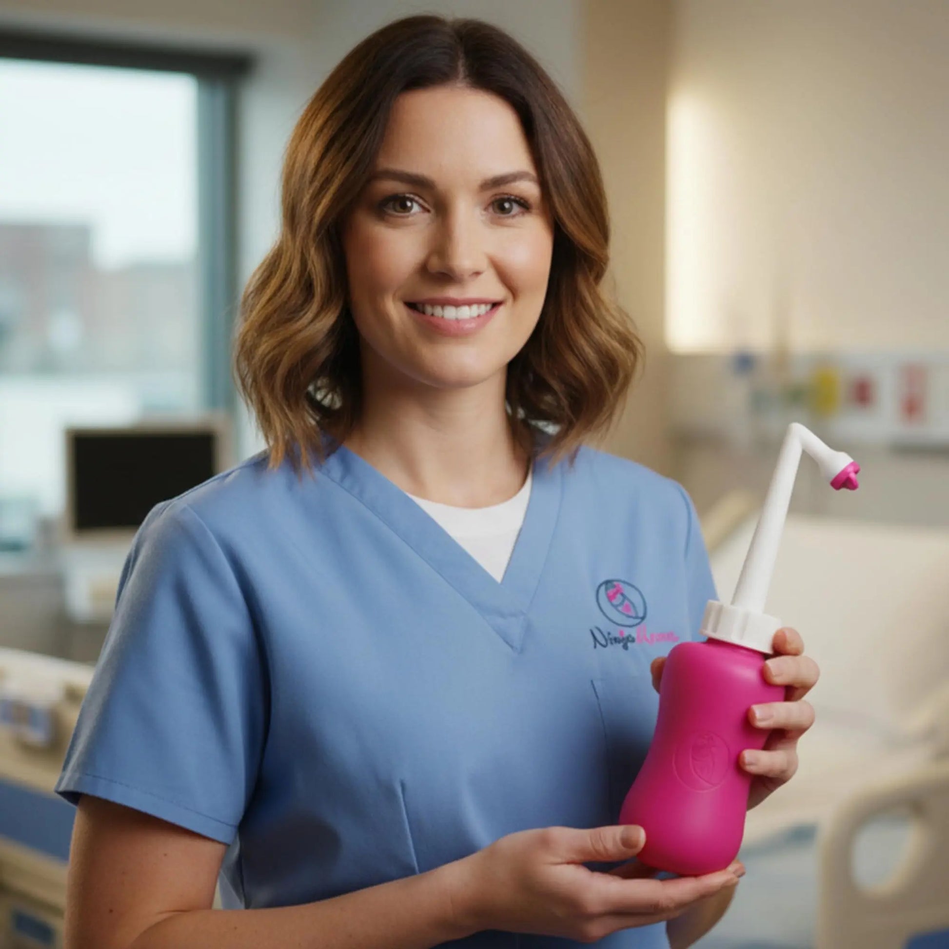 Ninja Mama Peri Bottle for Postpartum Care Post Partum Essentials for Pain Relief, Tears & Hemorrhoids After Birth Portable Perineal Bottle with Angled Spout Labor & Delivery Hospital Bag. (355ml) Ninja MamaAu supplements