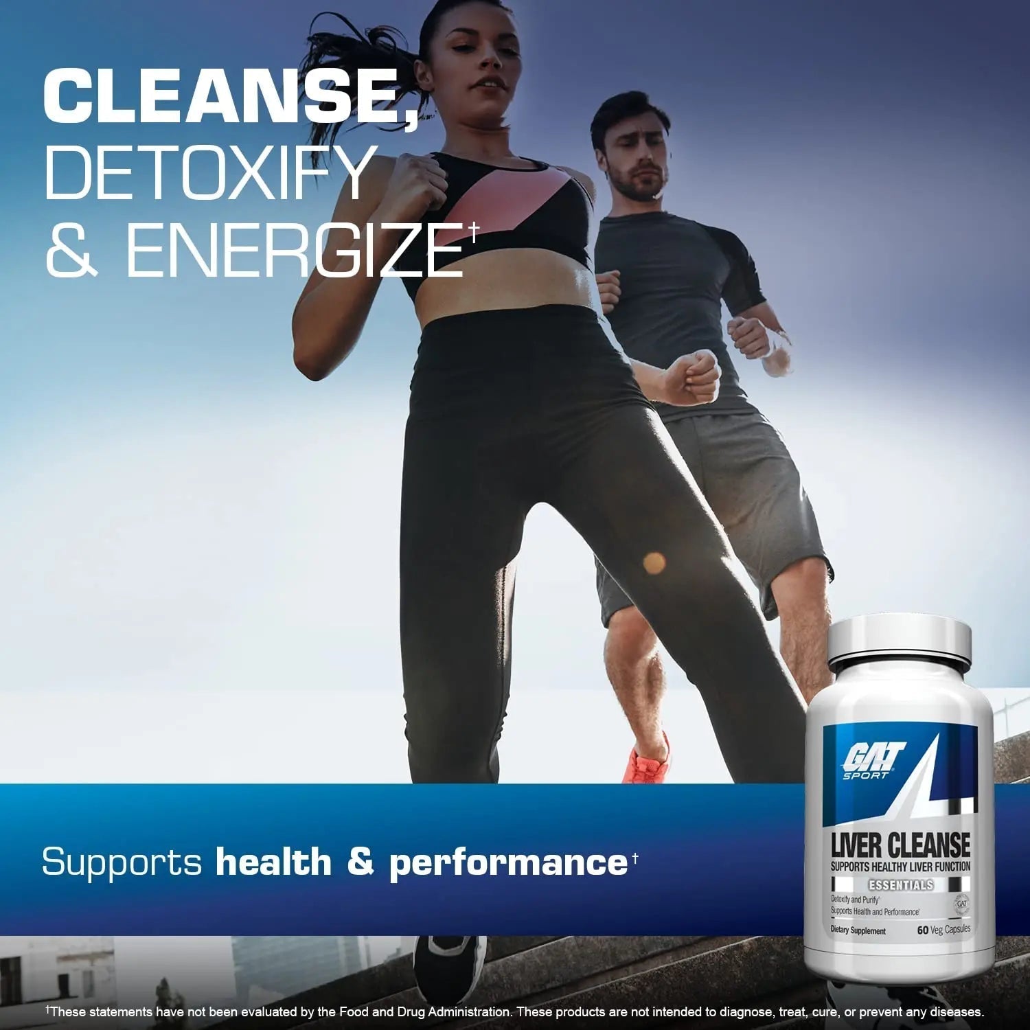 GAT SPORT Essentials Liver Cleanse Multivitamin, 60 Count GAT SPORTAu supplements