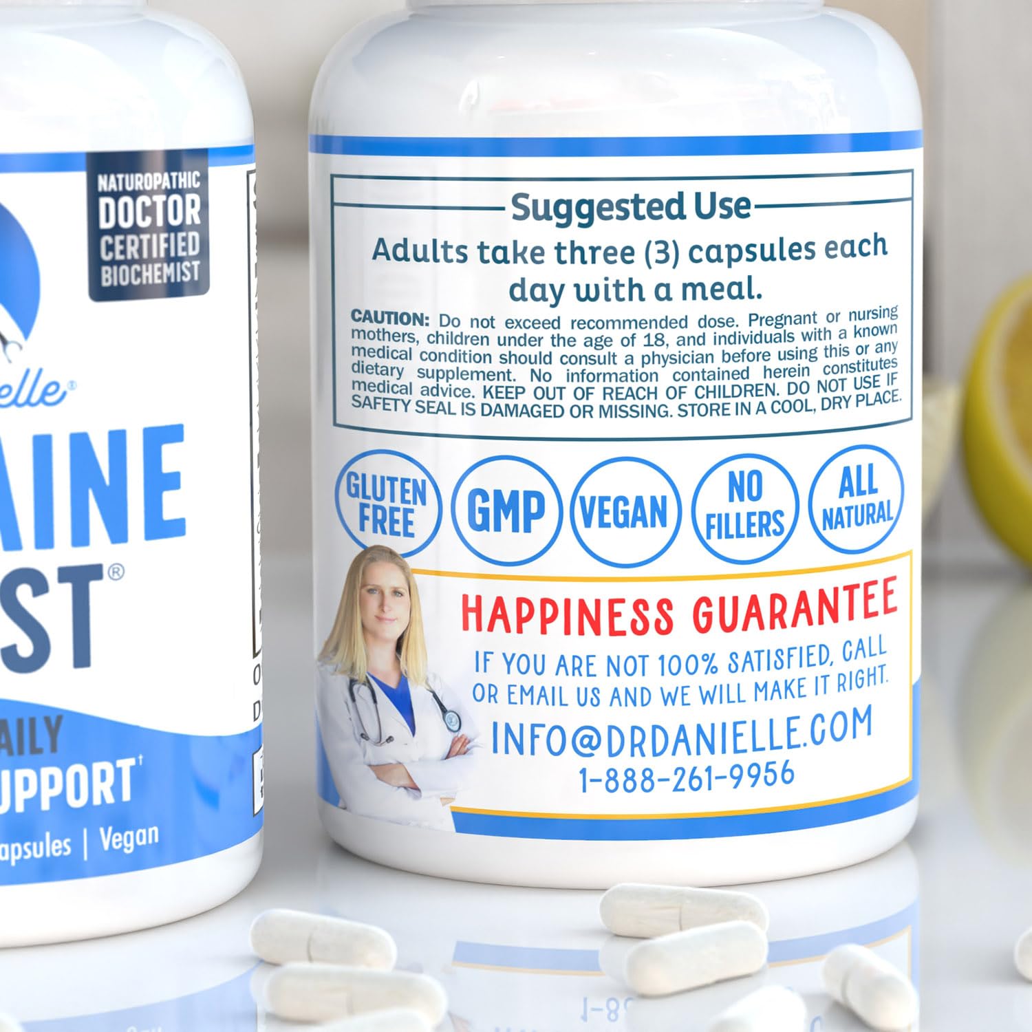 Best Migraine Relief Product with Magnesium - Migraine Assist Supplement with Quercetin, Feverfew, Butterbur, CoQ10 from Dr. Danielle, 90 Capsules Doctor DanielleAu supplements