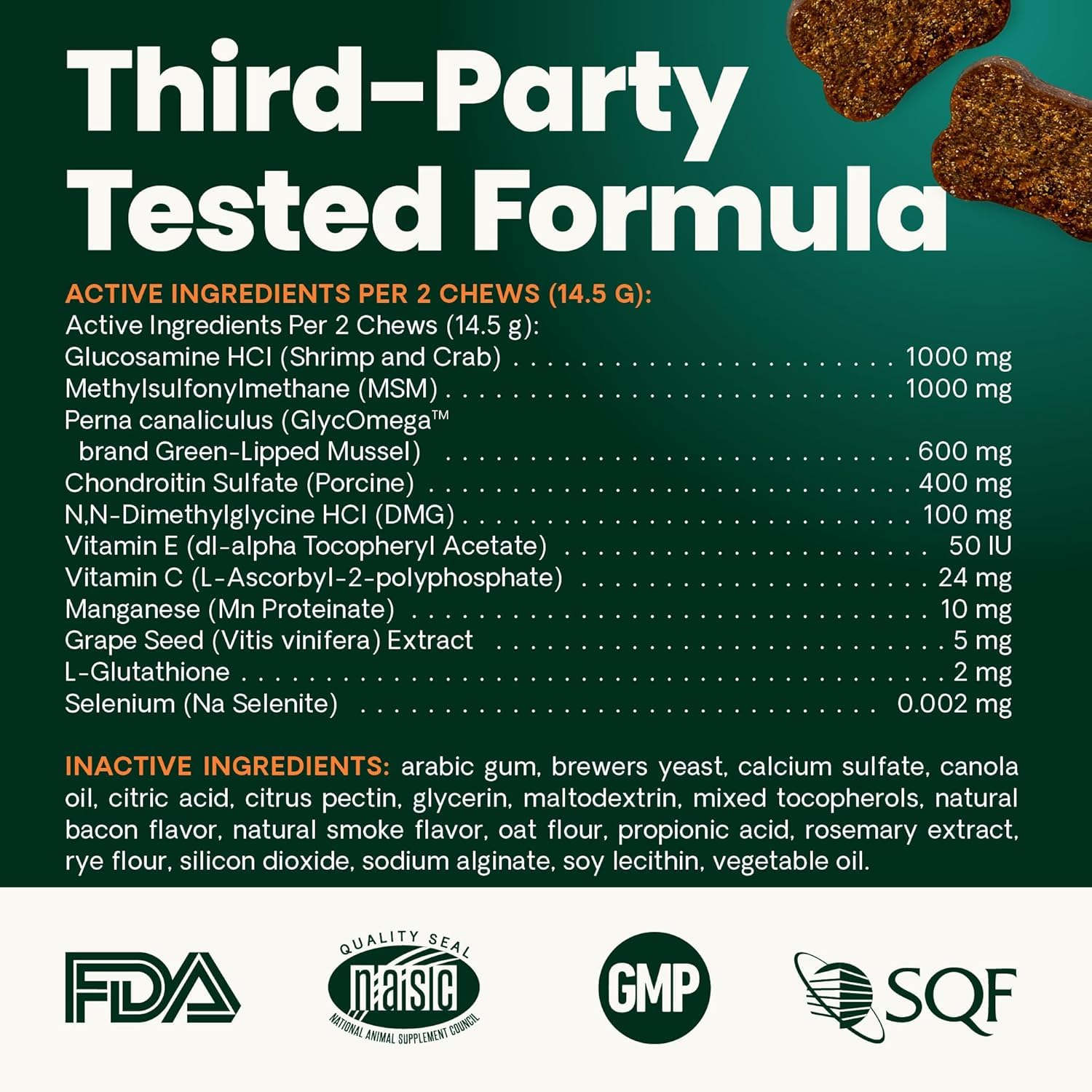 VetriScience Ultimate Strength Hip & Joint Supplement for Dogs, GlycoFlex Plus – MSM, Chondroitin & Green-Lipped Mussel Chews for Mobility, Flexibility, Comfort & Support, Peanut Butter Flavor 120 Cnt VETRISCIENCEAu supplements