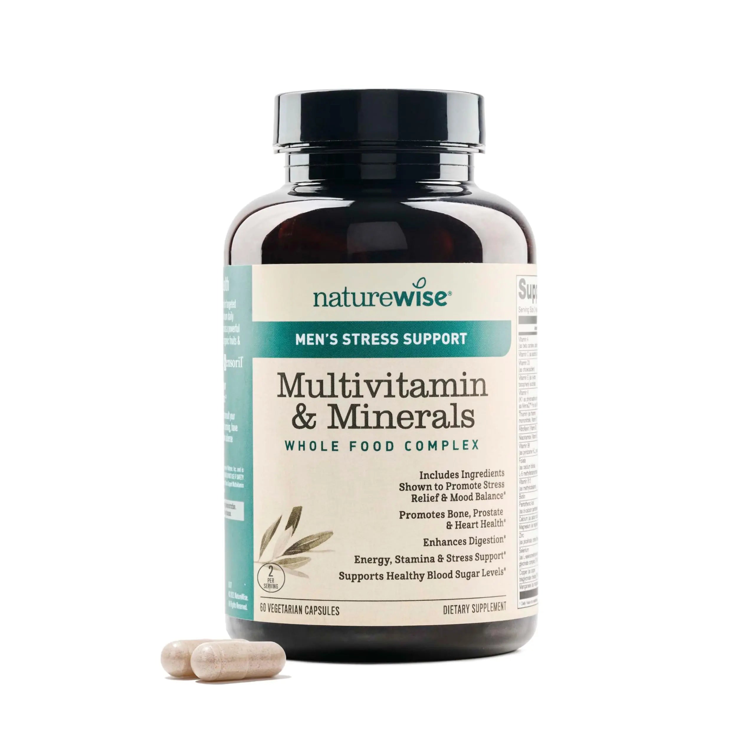 NatureWise Multivitamin for Men + Stress Support + Fulvic Ionic Minerals + Probiotics for Immunity, Male Health NatureWiseAu supplements