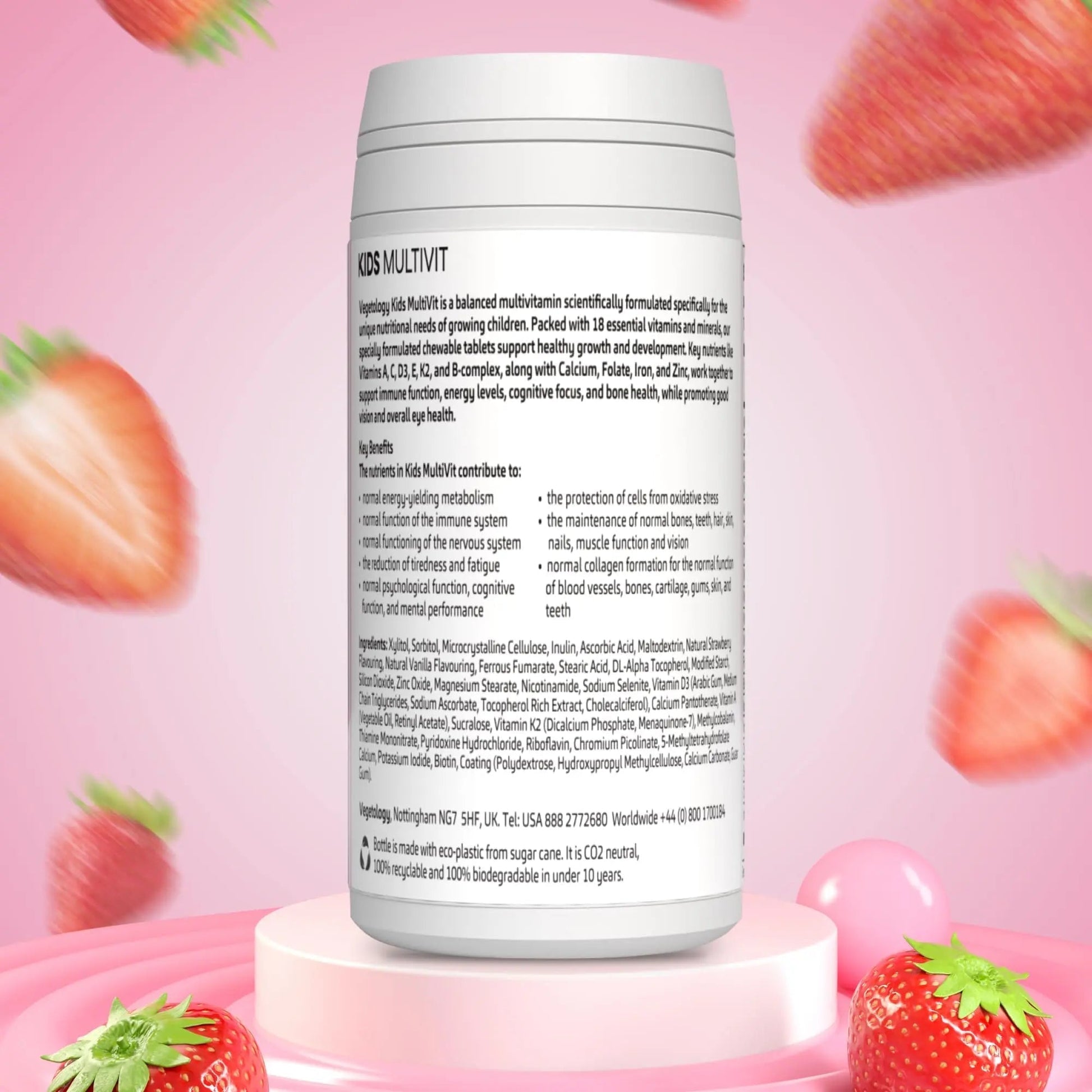 VEGETOLOGY Kids MultiVitamin Supplement, Vegan Chewable Multivitamin for Immune Support, Energy, & Growth, 18 Essential Vitamins & Minerals VEGETOLOGYAu supplements