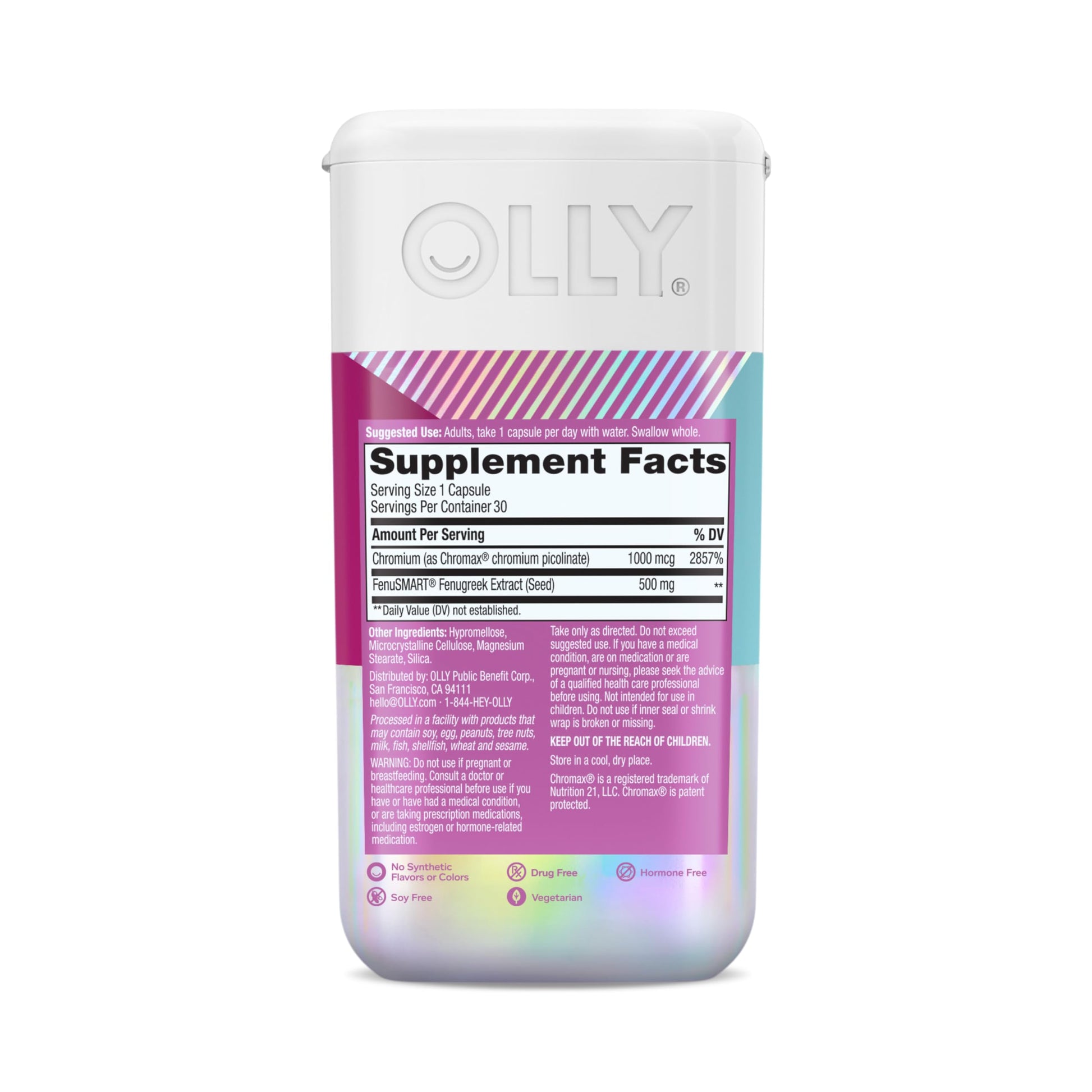 OLLY Balanced Perimeno Capsules, Supports Hormonal Balance, Mood & Metabolism During Perimenopause,* Fenugreek Extract, Chromium, 30 Day Supply - 30 Count OLLYAu supplements