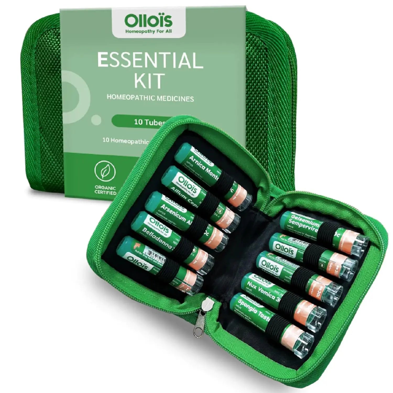 OLLOIS Essential Kit, 10 Organic, Lactose-Free, Vegan Homeopathic Remedies OLLOÏSAu supplements