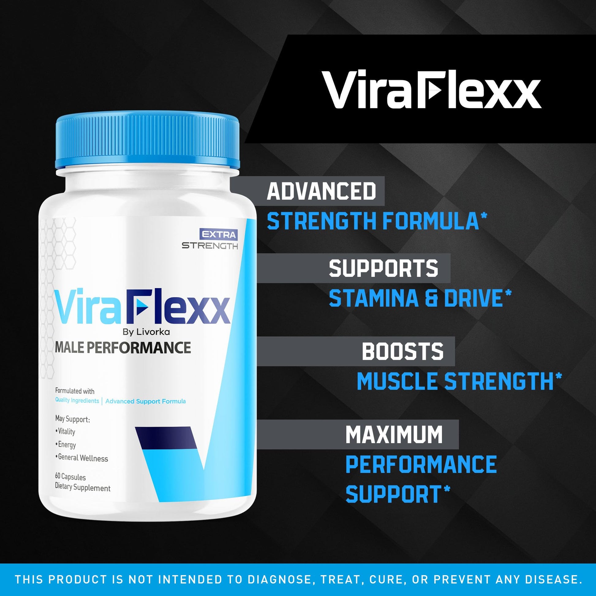 LIVORKA (3 Pack) ViraFlexx Capsules, ViraFlexx Advanced Support Formula Pills, Vira Flexx Pills (180 Capsules) LIVORKAAu supplements