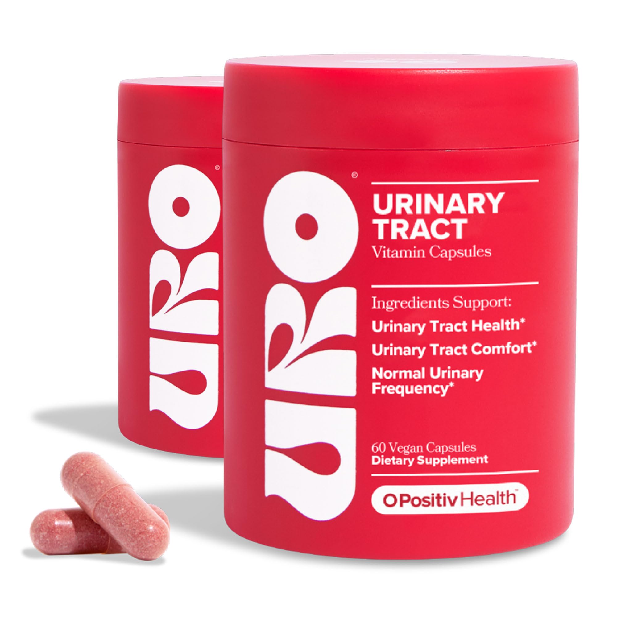 URO Urinary Tract Health Supplement for Women, 60 Count (Pack of 2) - Urinary Support O PositivAu supplements