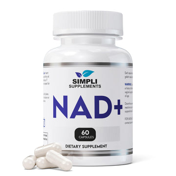 NAD Supplement for Anti-Aging and Cell Regeneration | NAD Booster 500mg Per Serving | NMN Supplement Alternative | Similar to Nicotinamide Riboside | 60 Capsules (30 Day Supply) Simpli SupplementsAu supplements