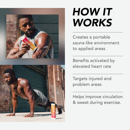 Sweet Sweat Workout Enhancer Roll-On Gel Stick - Sweat Harder and Faster Sports ResearchUS supplements