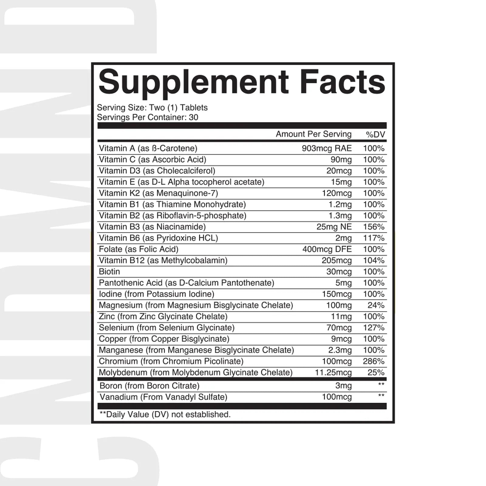 CONDEMNED Multivitamin for Men & Women | for Overall Wellness | Essential Vitamins, Minerals, & Nutrients CONDEMNEDAu supplements