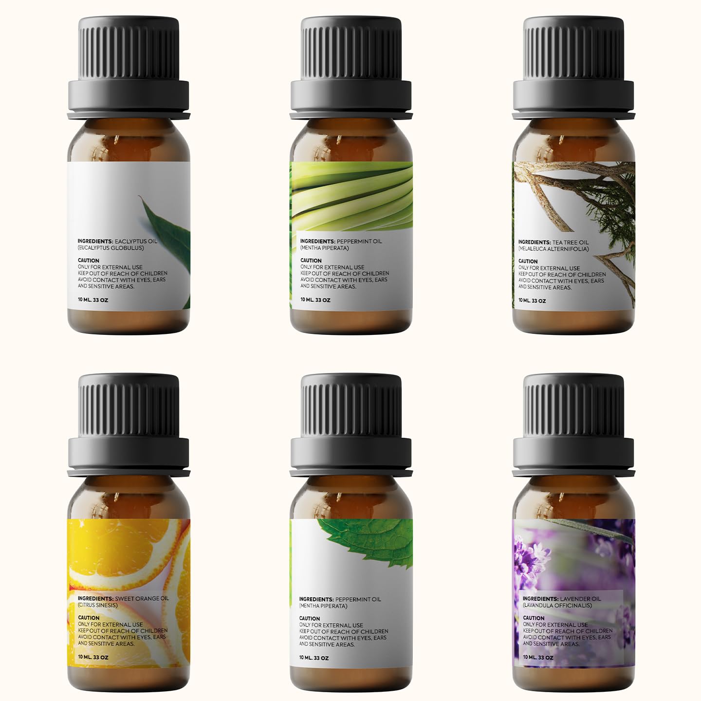 Essential Oils by PURE AROMA 100% Pure Oils kit- Top 6 Aromatherapy Oils Gift Set-6 Pack, 10ML Pure AromaAu supplements