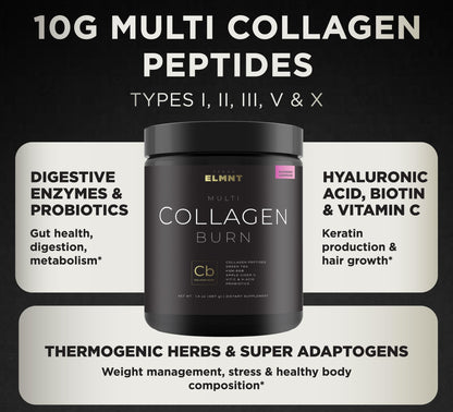 Super Collagen Burn - Premium Multi Collagen Powder for Women Weight Loss & Beauty TERRA ELMNTUS supplements