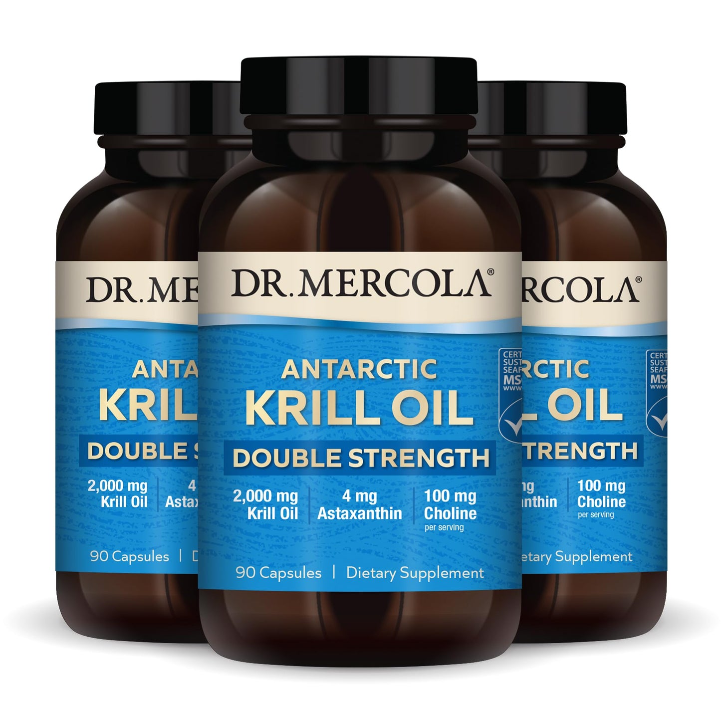 Dr. Mercola Krill Oil Double Strength, 90 Servings (270 Capsules), Dietary Supplement Dr. MercolaUS supplements