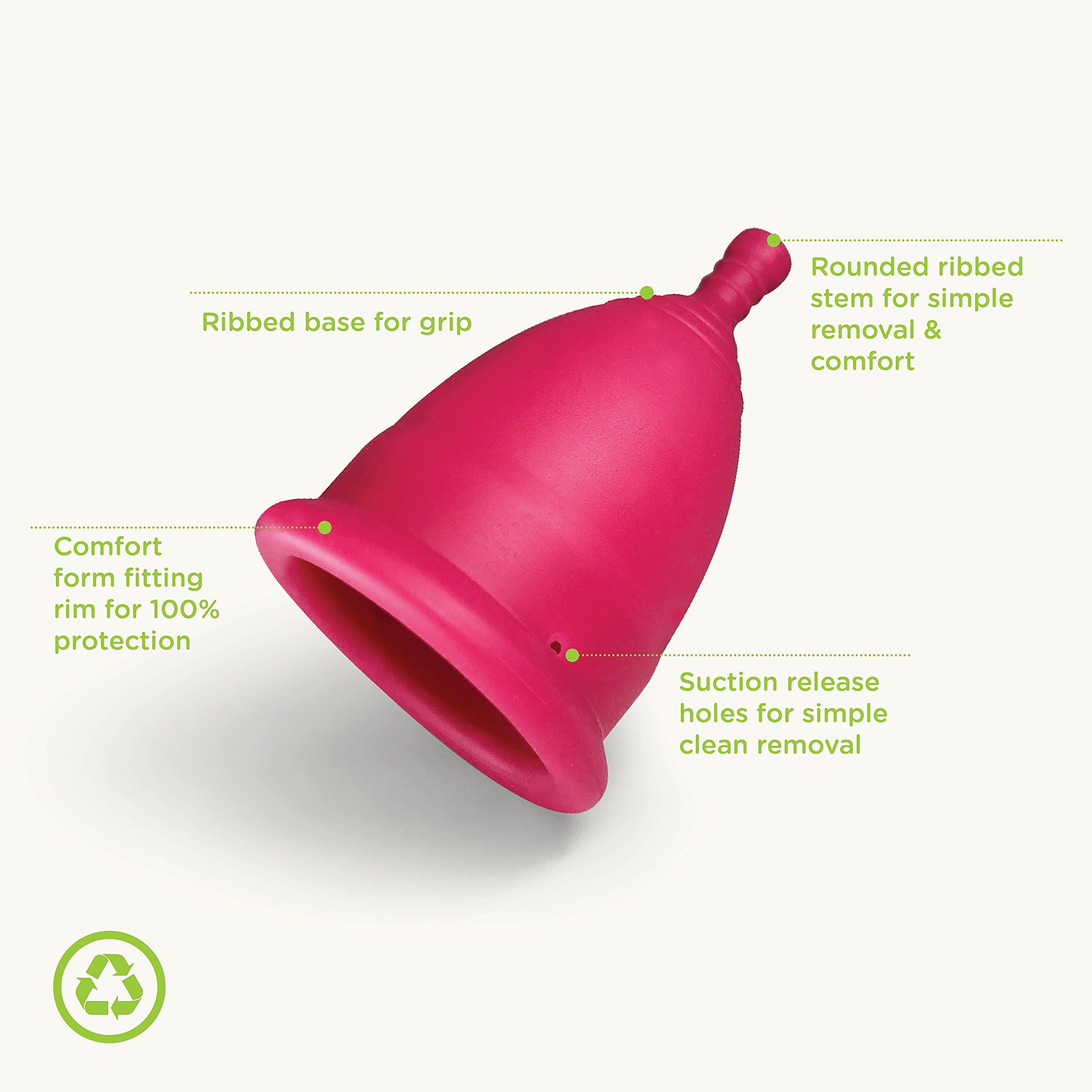 Oi | Organic Initiative - Menstrual Cup | Small - Slim-fit, Wear for 12 hrs | Reusable, Leak Free (17 ml) oiAu supplements