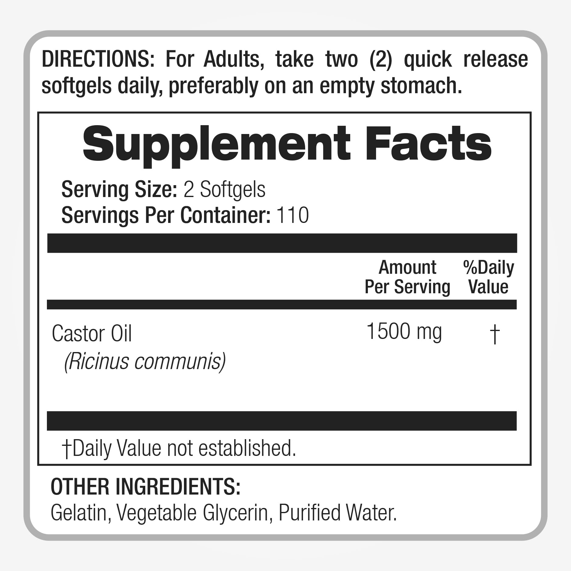 Lab | castor oil pills |220 softgels |1500 mg| castor oil capsules | castor oil capsules organic FITO MEDIC'SAu supplements