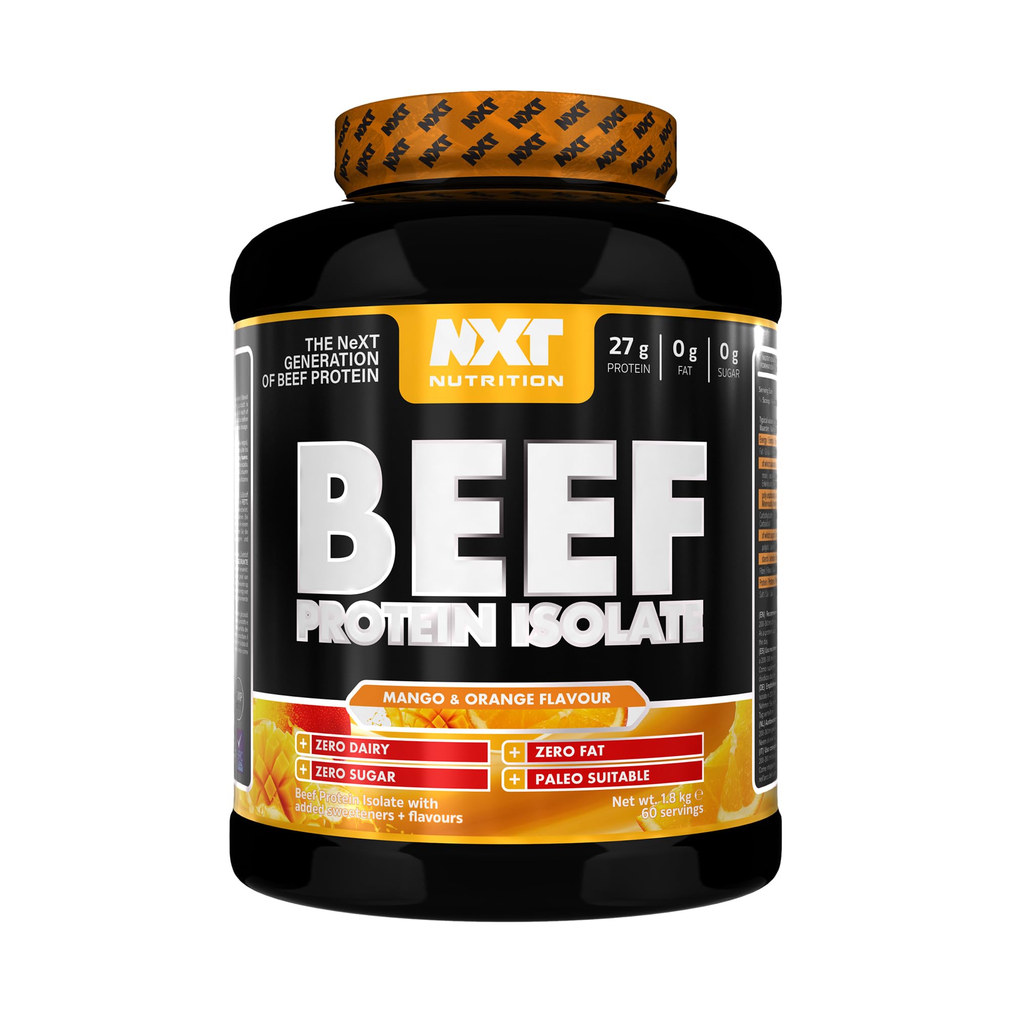 NXT Nutrition Beef Protein Isolate Powder - Protein Powder High in Natural Amino Acids NXT NutritionAu supplements