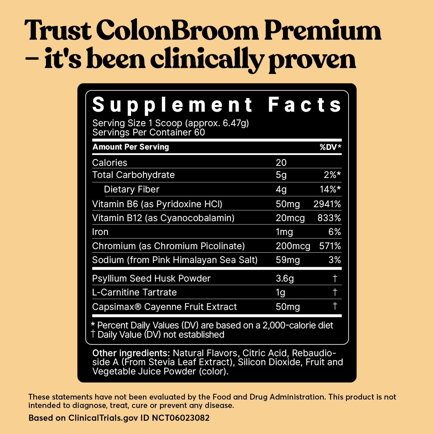 ColonBroom Premium Psyllium Husk Powder (Strawberry) - Colon Cleanse for Bloating ColonBroomAu supplements