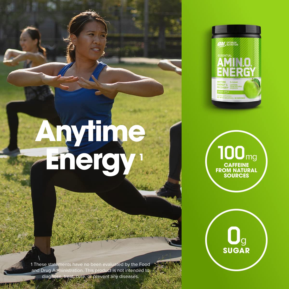 Optimum Nutrition Amino Energy - Pre Workout with Green Tea, BCAA, Amino Acids Optimum NutritionAu supplements