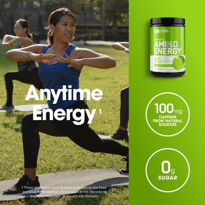Optimum Nutrition Amino Energy - Pre Workout with Green Tea, BCAA, Amino Acids Optimum NutritionUS supplements