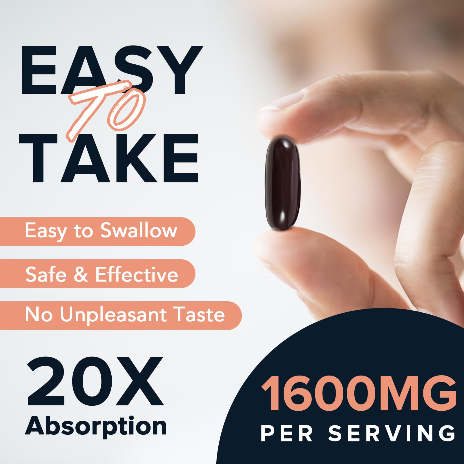 Fabamax 1600 mg Liposomal NAD Supplement, 98% Pure NAD+ Supplement, Superior Absorption, Alternative to Nicotinamide Riboside or NADH to Boost NAD+ for Aging Defense, Energy, Longevity,60 Softgels FabamaxAu supplements
