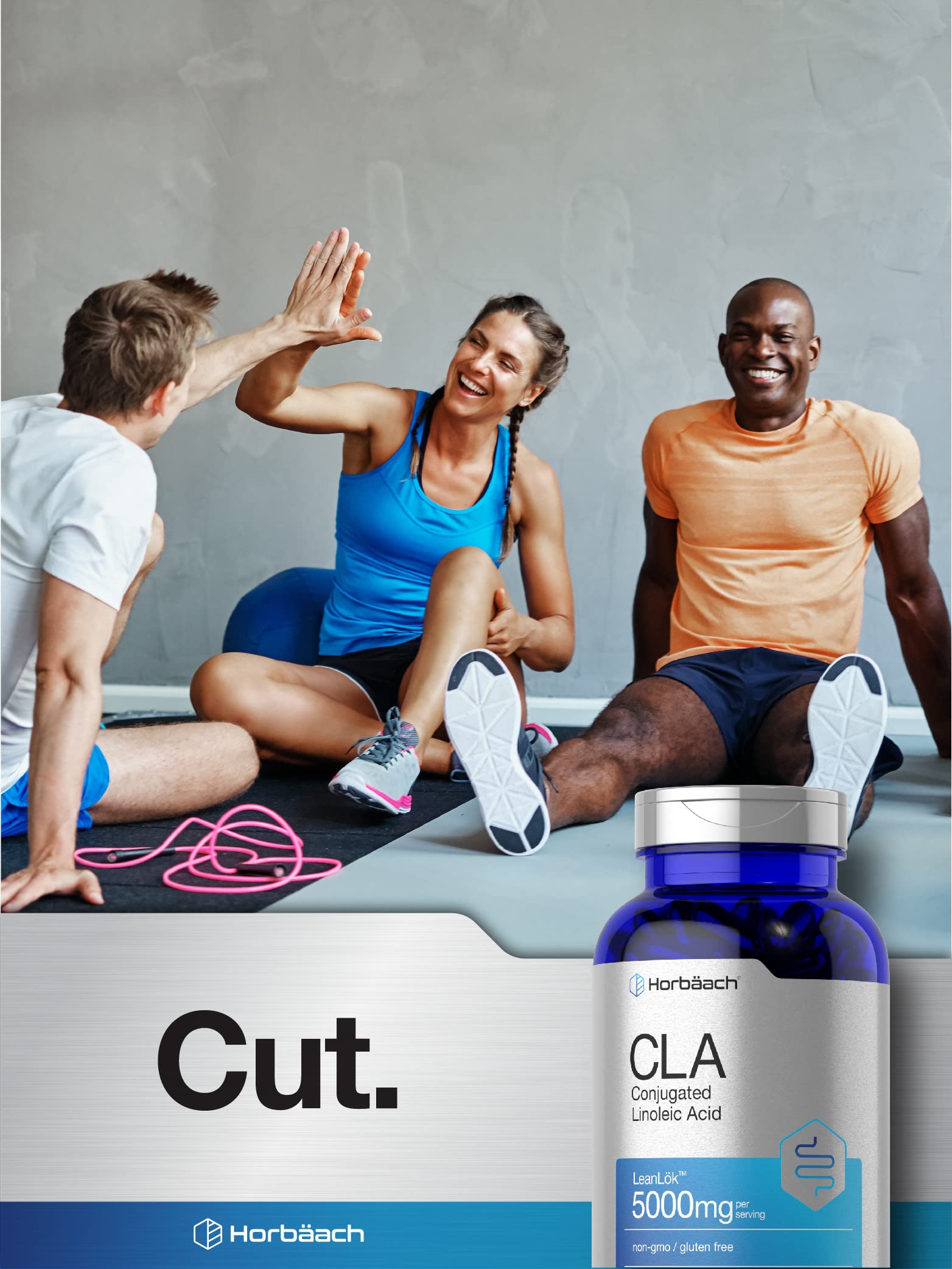 CLA Supplement | 300 Softgel Pills | Maximum Potency | Conjugated Lineolic Acid from HorbäachAu supplements
