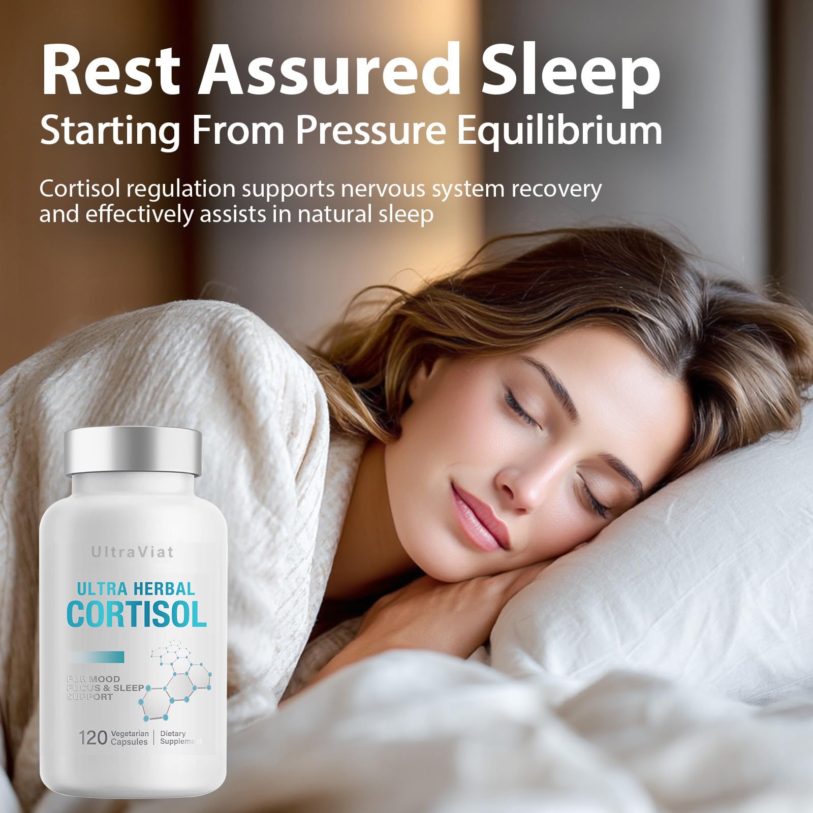 Cortisol Supplements for Women/Men, Cortisol Reducer with Ashwagandha, Rhodiola Rosea, L-Theanine, Support Hormone Balance, Stress & Sleep EVYOUNGAu supplements