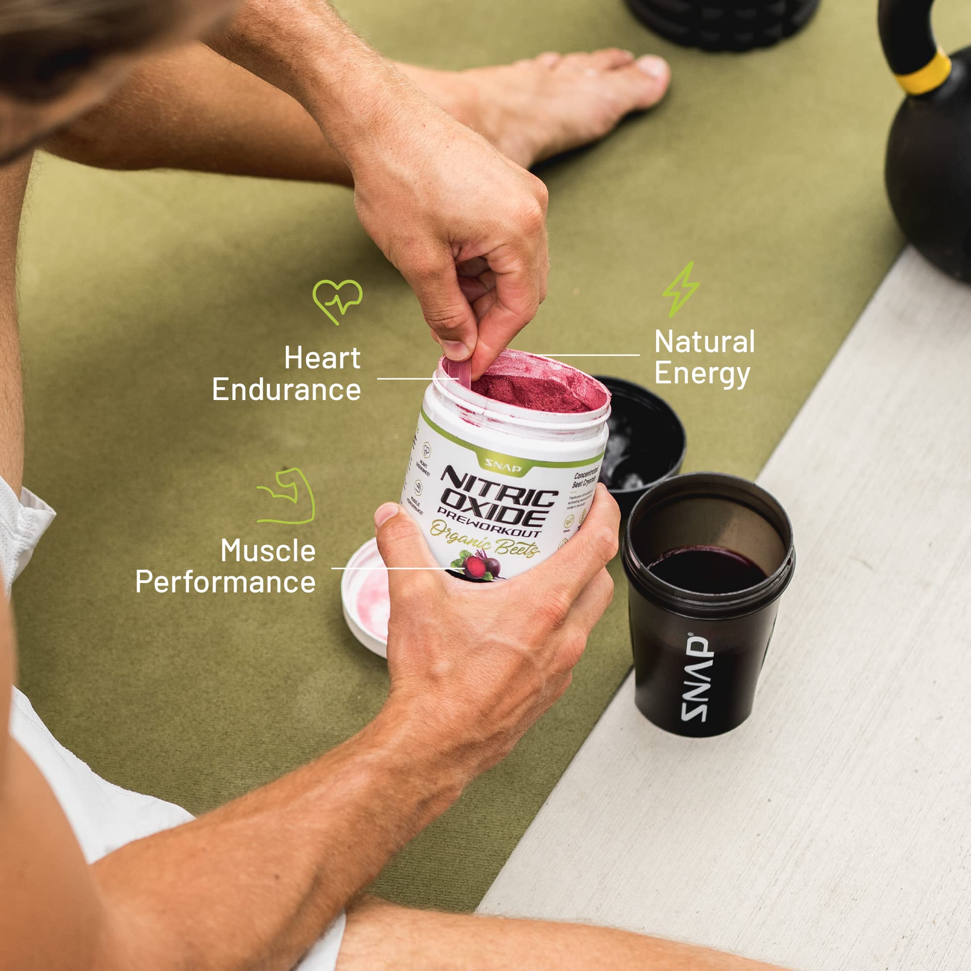 Snap Supplements Preworkout Beet Root Powder, Nitric Oxide Pre Workout with Organic Snap SupplementsAu supplements