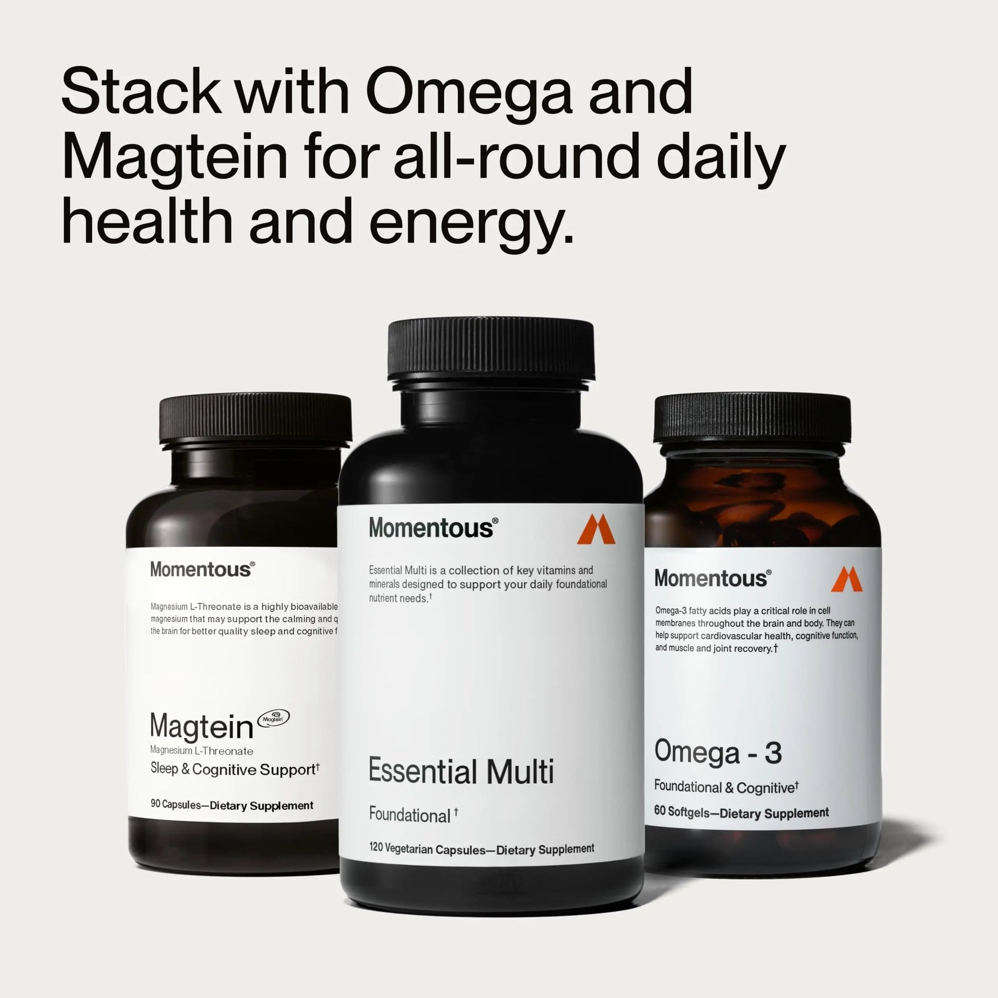 Momentous Essential Multivitamin for Women & Men - Complete Vitamin & Mineral Complex for Athletes & Wellness Enthusiasts - GMO- & Gluten-Free MomentousAu supplements