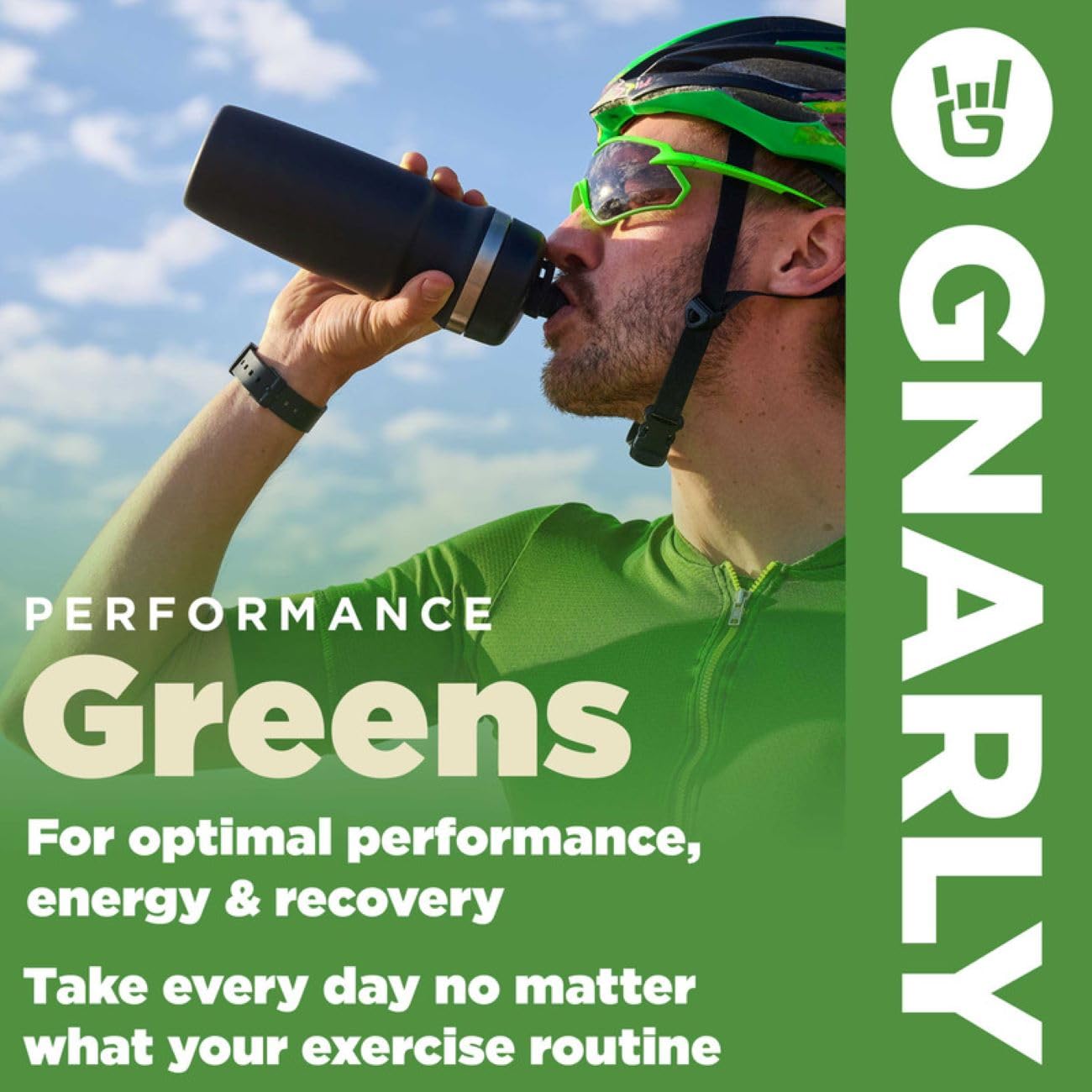 Gnarly Nutrition Greens Superfood Powder – Lemon Mint Performance Super Greens Powder – NSF Contents Certified – Organic, Probiotics & Essential Micronutrients - Lemon Mint, 11.64 oz Gnarly NutritionAu supplements