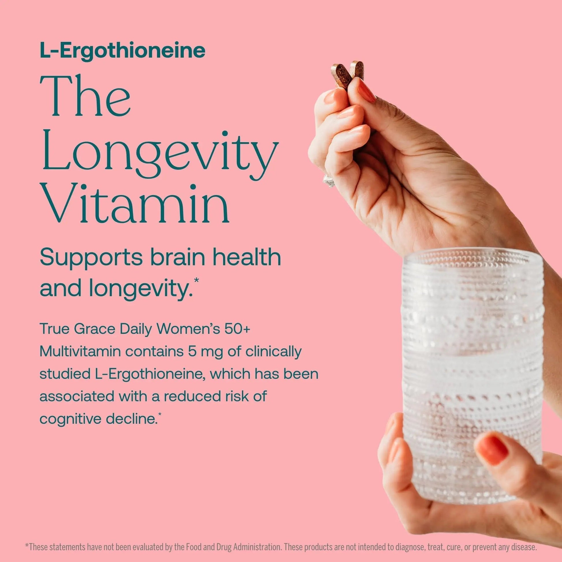 True Grace Daily Women’s Multivitamin 50+ - 60 Easy-to-Swallow Tablets - Immune, Energy, Longevity & Memory Support True GraceAu supplements