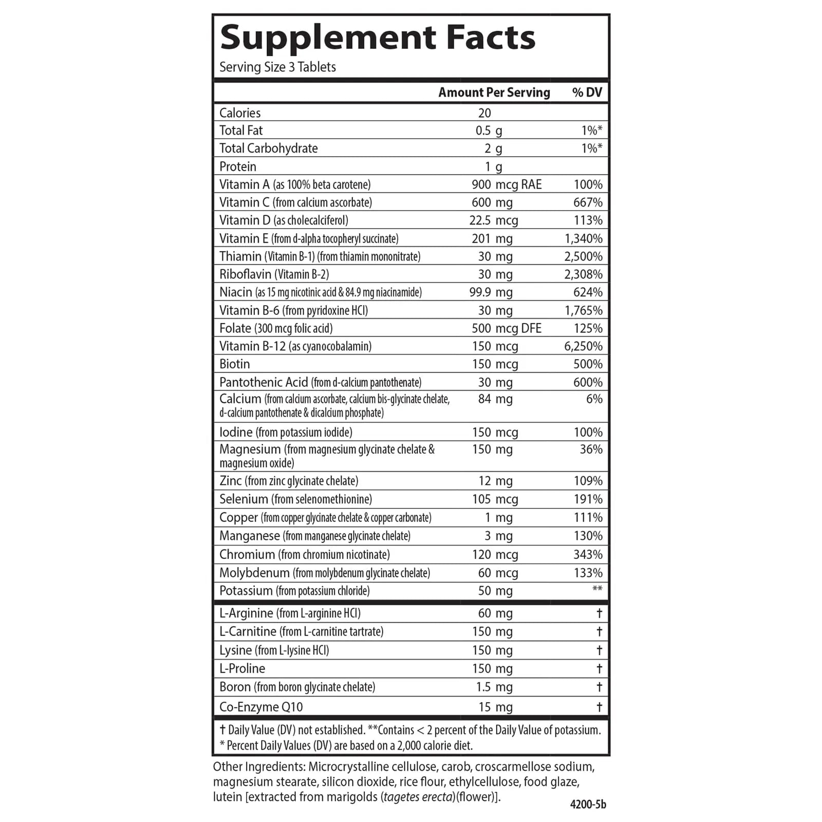 Carlson - Cardio Complete, Advanced Multivitamin, Heart Health, Circulatory Support, 90 Tablets CarlsonAu supplements