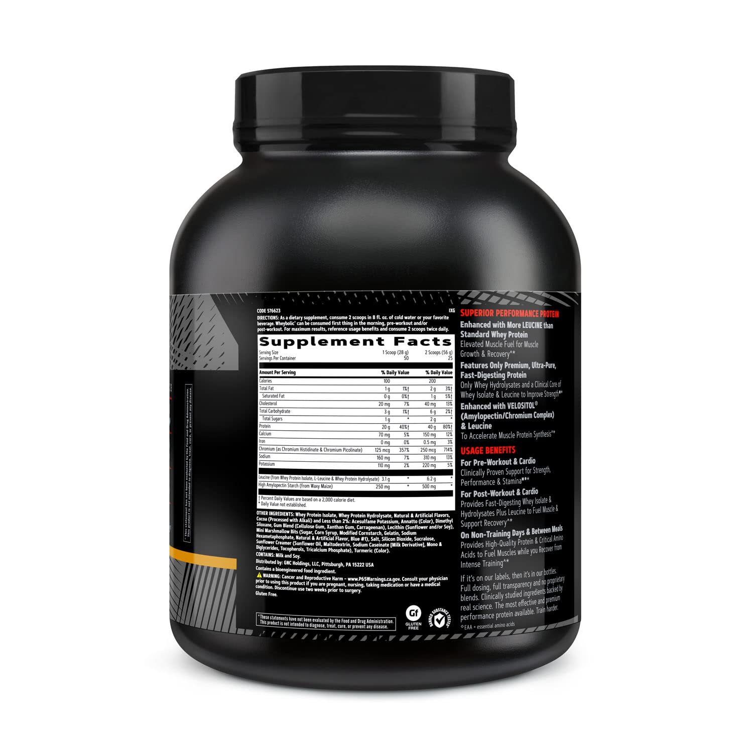 GNC AMP Wheybolic Protein Powder | Targeted Muscle Building and Workout Support Formula GNCAu supplements