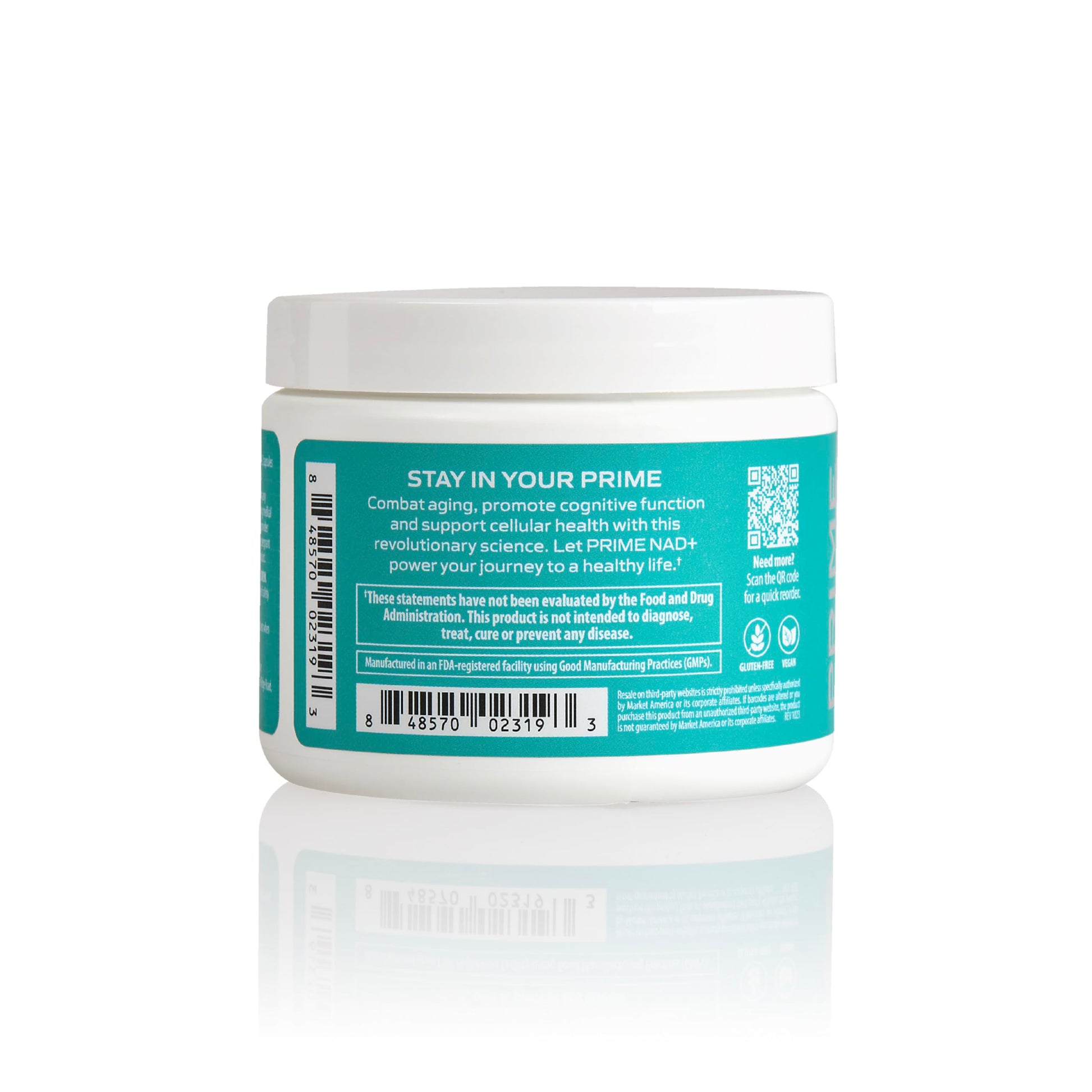PRIME Anti-Aging Nutraceuticals NAD+ – Nicotinamide Riboside & Pterostilbene Supplement for Cellular Energy, Healthy Aging & Vitality, Vegan, Gluten-Free, 30 Servings PRIMEAu supplements
