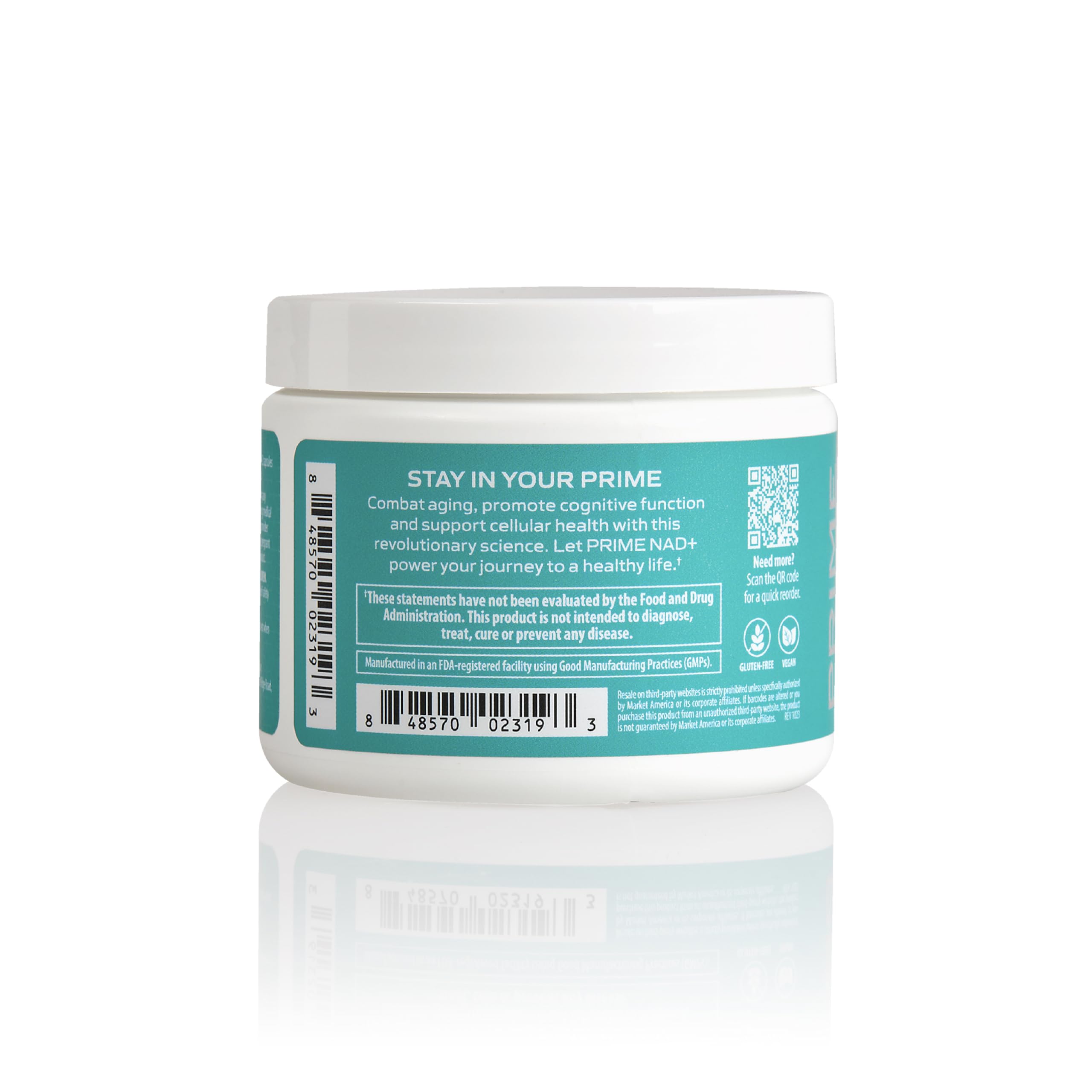 PRIME Anti-Aging Nutraceuticals NAD+ – Nicotinamide Riboside & Pterostilbene Supplement for Cellular Energy, Healthy Aging & Vitality, Vegan, Gluten-Free, 30 Servings PRIMEAu supplements
