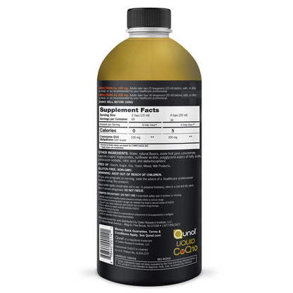 Qunol Liquid CoQ10 100mg, Superior Absorption Natural Supplement Form of Coenzyme QunolUS supplements