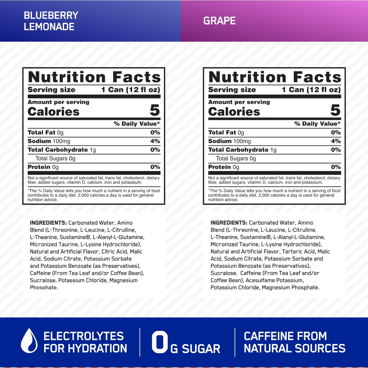 Optimum Nutrition Amino Energy Sparkling Hydration Drink, Electrolytes, Caffeine, Amino Optimum NutritionAu supplements