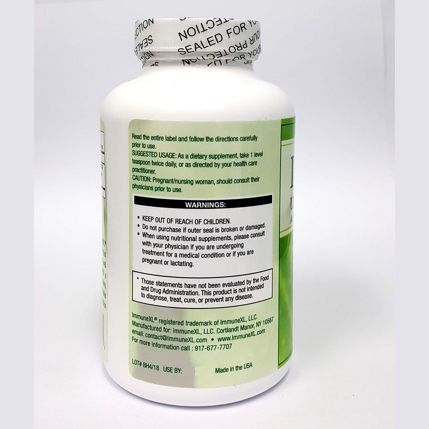ImmuneXL Ultra Plus Powder (with Aulterra), 200 Grams ImmuneXLAu supplements