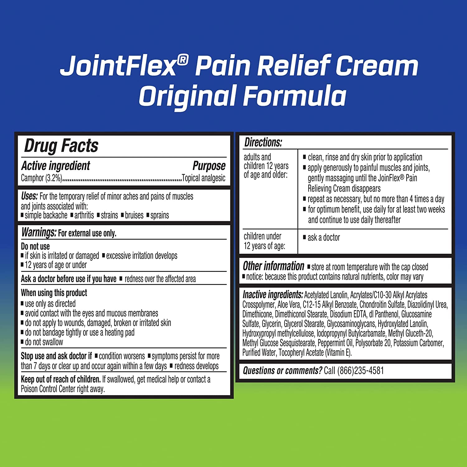 JointFlex Arthritis Pain Relief Cream, 4 oz Per Tube (10 Pack) JointFlexAu supplements