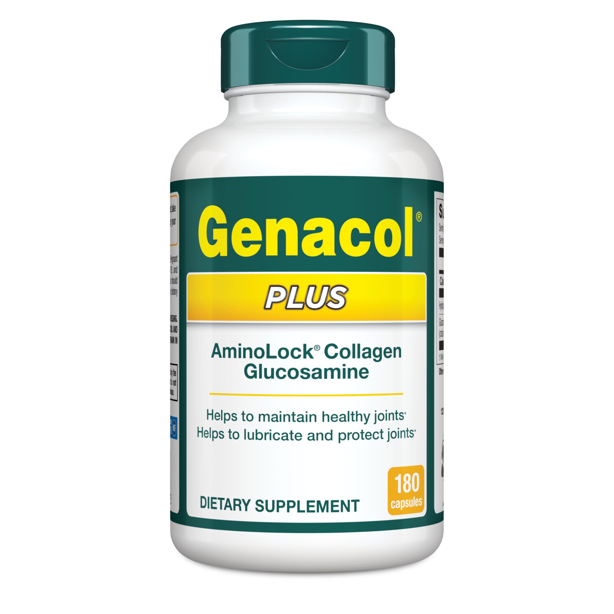 Genacol Plus – Glucosamine and Collagen Joint Supplement, Lubricates, Protects and Maintains Heathy Joints, Relieves Joint Discomfort Plus, 180 Capsules (60-Day Supply) GenacolAu supplements