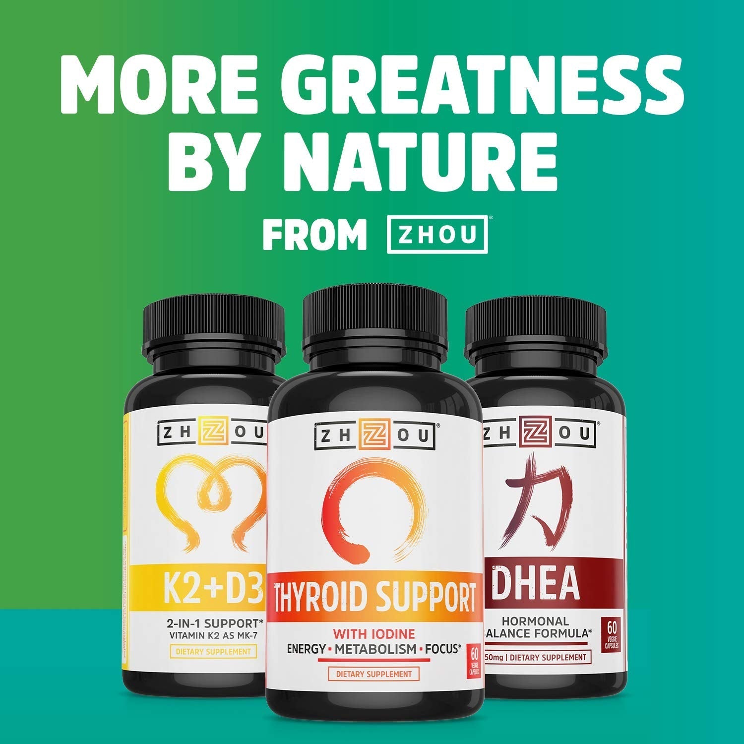Zhou DIM Active - DIM Supplement, Hormone Balance for Women & Men, Hormonal Support with 250mg Diindolylmethane - 60 Vegan Capsules ZHOUAu supplements