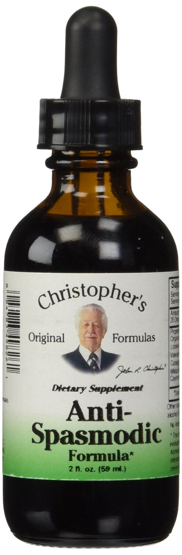 Christopher’s Original Formulas Anti-Spasmodic Formula | 2 oz Liquid Herbal Supplement | Synergistic Blend for Nervous System Support | Skullcap, Valerian & Cayenne Christopher's Original FormulasAu supplements
