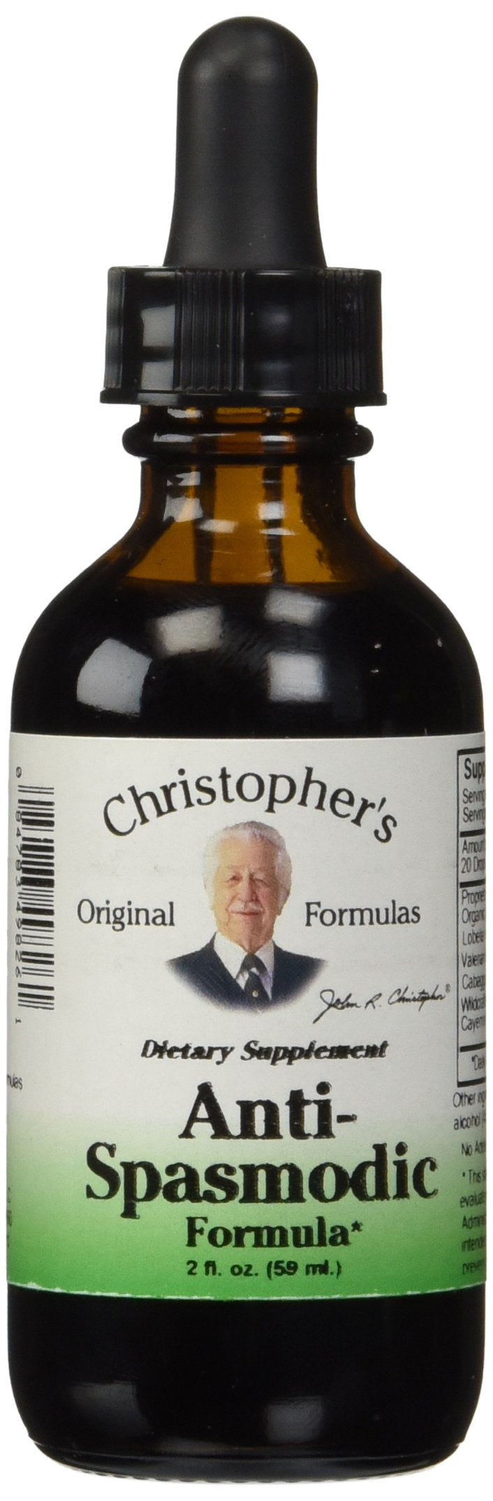 Christopher’s Original Formulas Anti-Spasmodic Formula | 2 oz Liquid Herbal Supplement | Synergistic Blend for Nervous System Support | Skullcap, Valerian & Cayenne Christopher's Original FormulasAu supplements