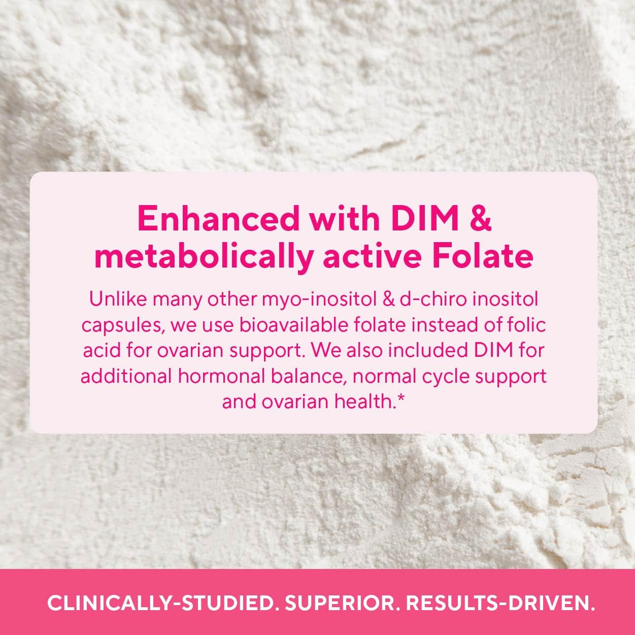 Premium Ovarian Health Support Supplement – Hormone Balance, Ovulation & Cycle Regularity - Myo-Inositol & D-Chiro Inositol Supplement for Women – 40:1 Inositol Ratio With Folate & DIM – 90 Capsules SunergeticAu supplements