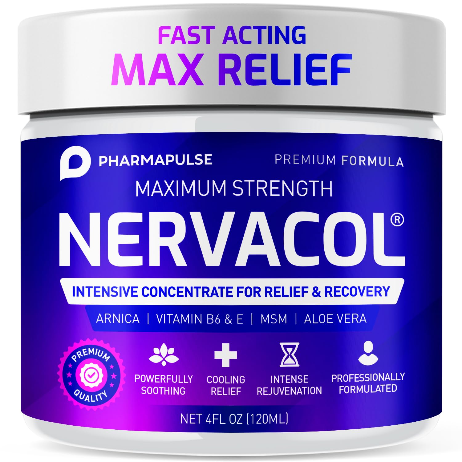 Neuropathy Nerve Therapy & Relief Cream - Maximum Strength Relief Cream for Foot PharmapulseUS supplements