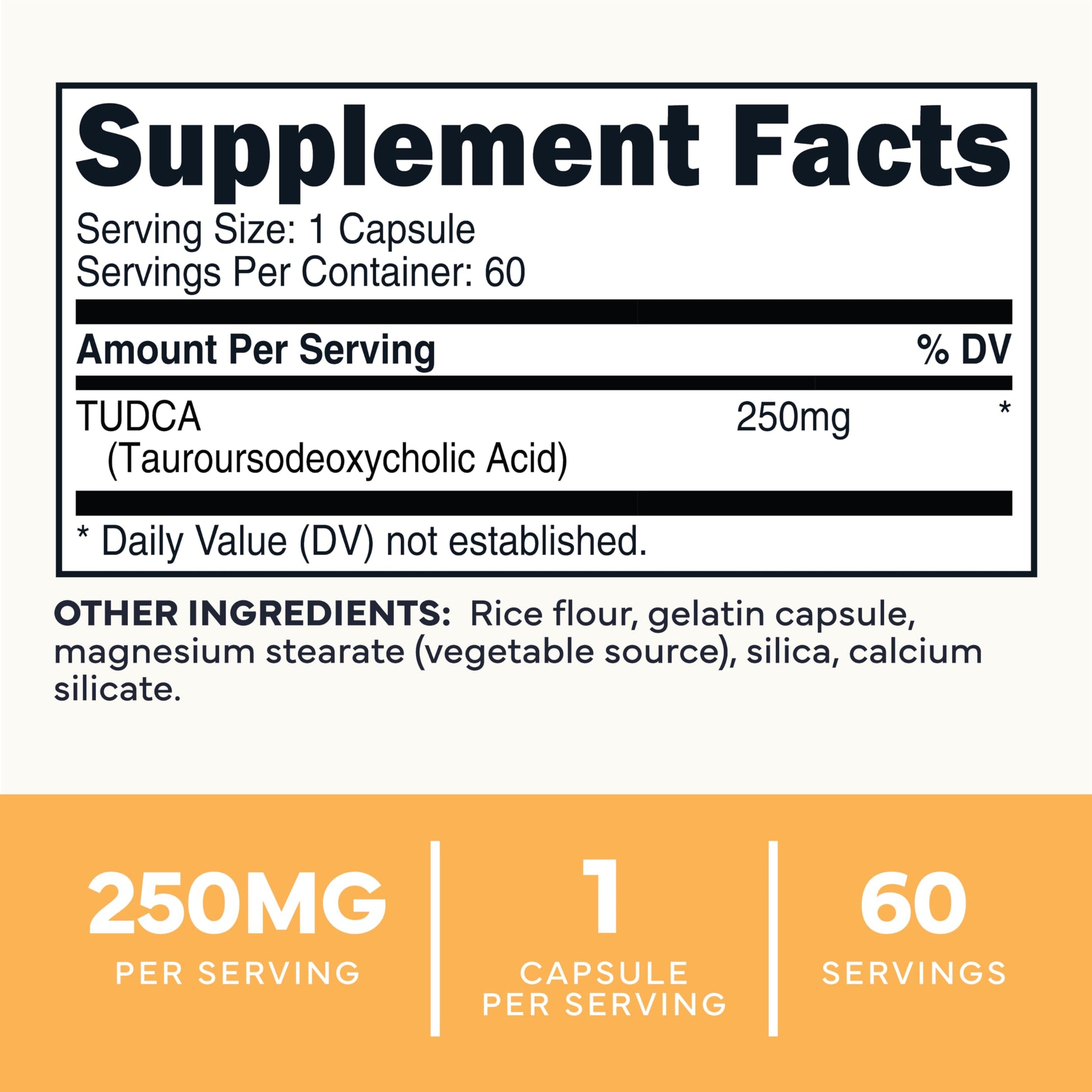 Type Zero Clean TUDCA Capsules 250mg - Pure Tauroursodeoxycholic Acid Supplement - Bile Salt Derivative - 60 Capsules, 60 Servings Type ZeroUS supplements