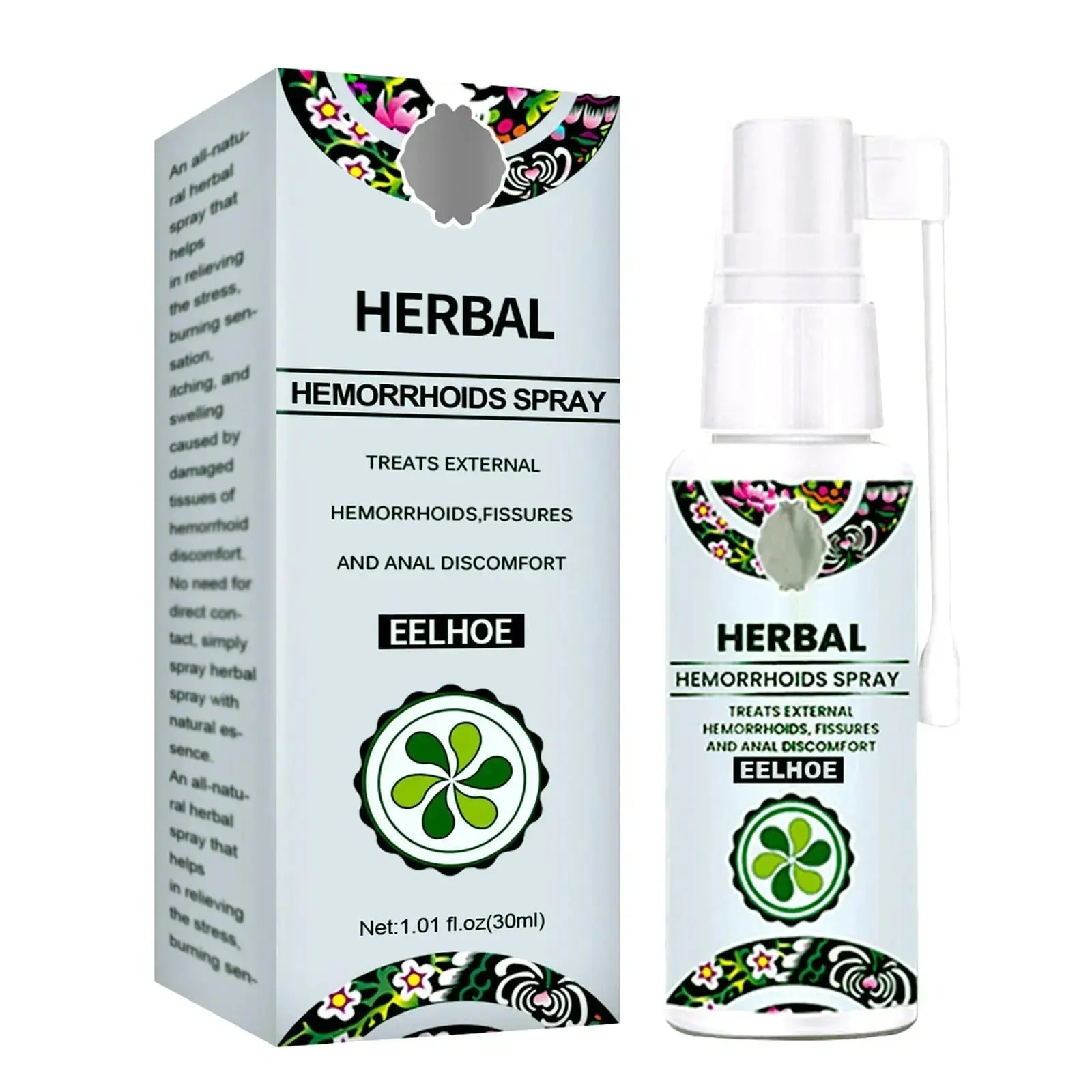 Juztec Hemorrhoid Treatment - Fast Relief with Hemocare Herbal Hemorrhoids Spray & Analese Numb Cream (1 PCS) JuztecAu supplements