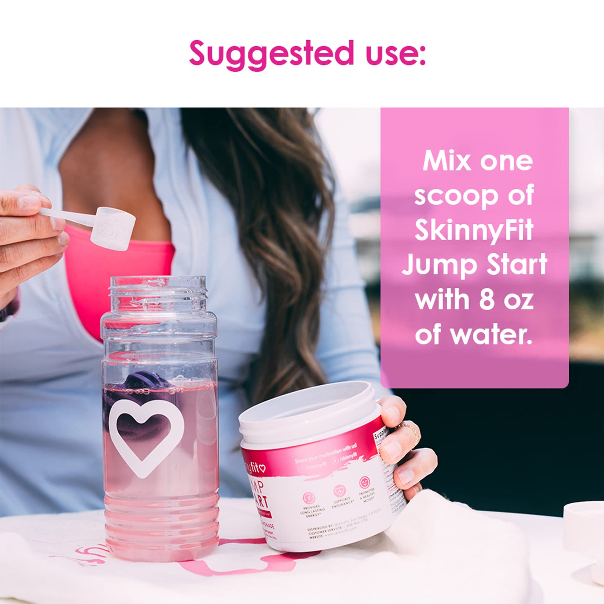 SkinnyFit Jump Start Pre Workout Supplement for Women 30 Servings - Creatine Free SkinnyFitAu supplements